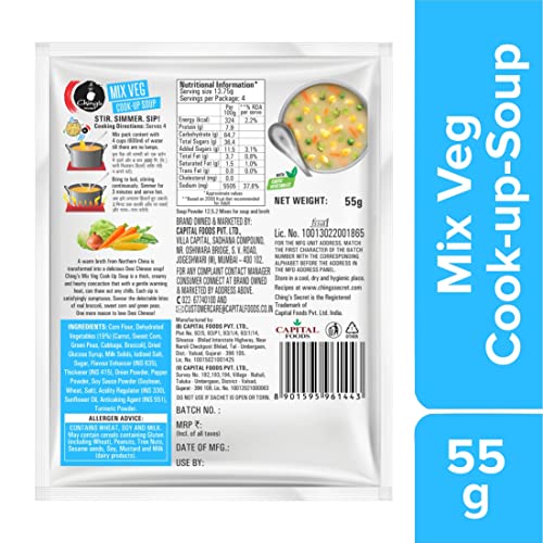 Chings Mix Veg Soup 55g