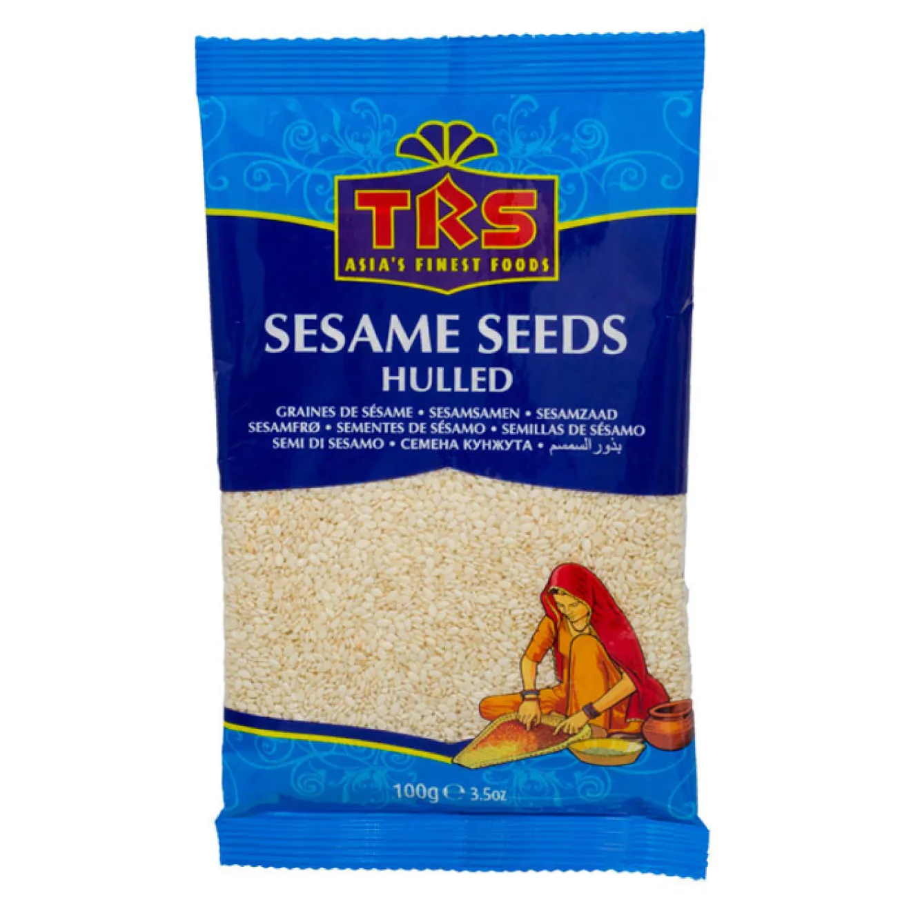 TRS White Sesame Seeds (Hulled) 100g