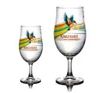 Kingfisher Beer Glass 1/2 Punt 