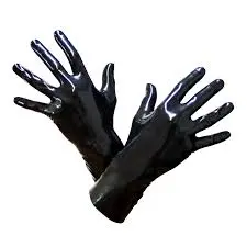 LATEX HANDSCHUHE SCHWARZ GRÖßEN: S, M, L, XL (100pcs)