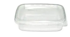 DRESSING SCHALE ECKIG 125ml MIT DECKEL (250pcs)