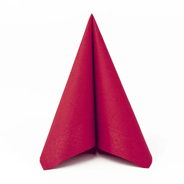 KLASSIK SERVIETTE 4 - LAGIG BORDEAUX (300pcs)