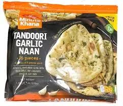 Haldiram's Frozen Tandoori Garlic Naan 1.28kg