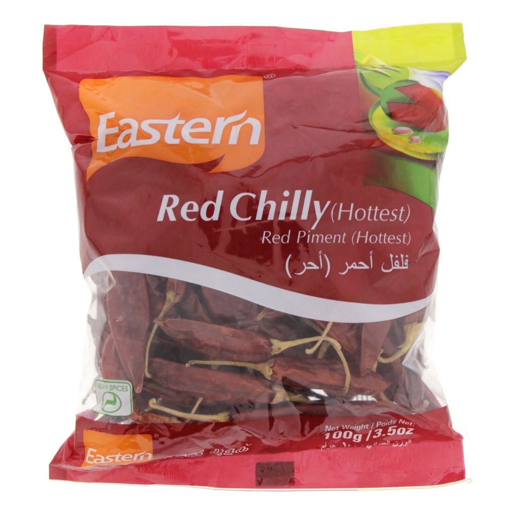 Eastern Red Chilli Whole 100g