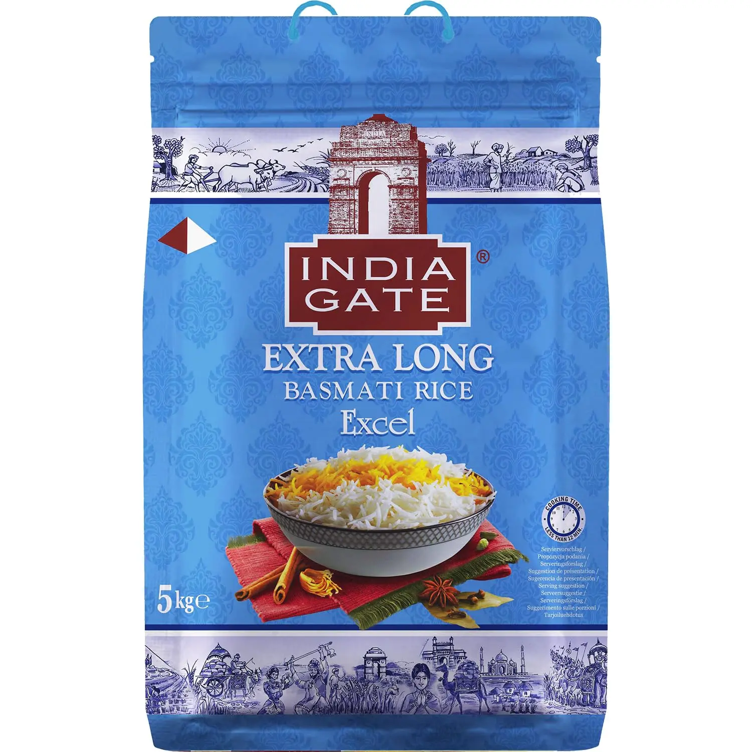 India Gate Extra Long Excel Basmati Rice 5kg