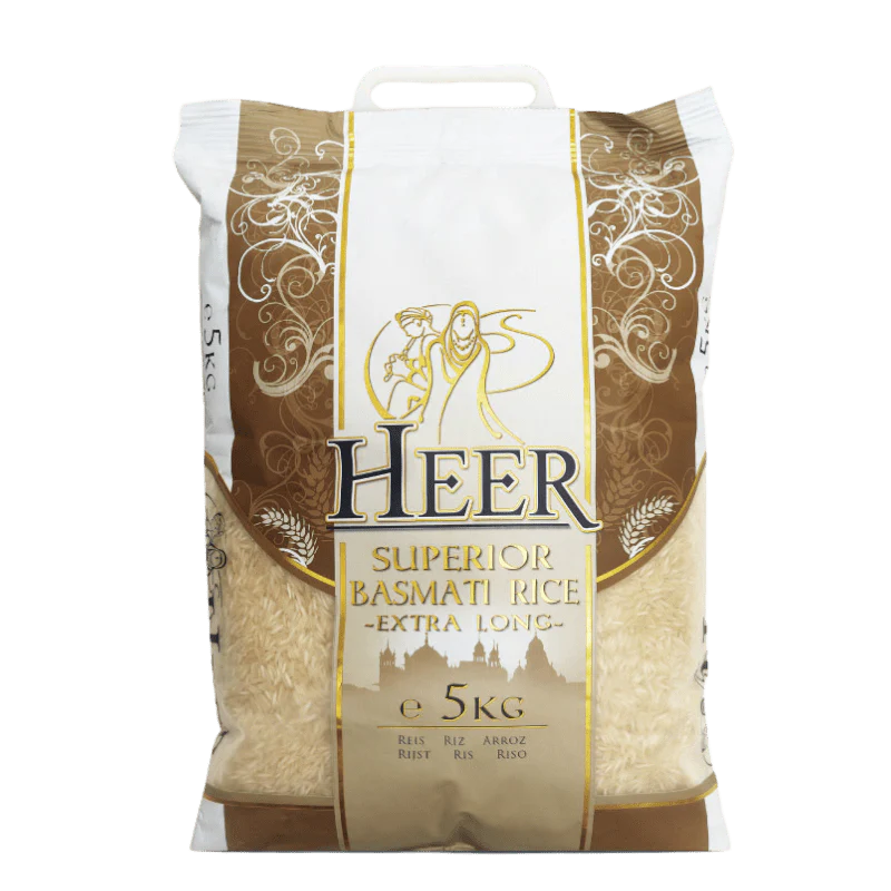 [140023] Heer Superior Basmati Rice Extra Long 5kg