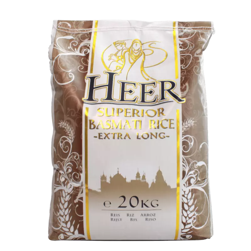 Heer Superior Basmati Rice Extra Long 20kg