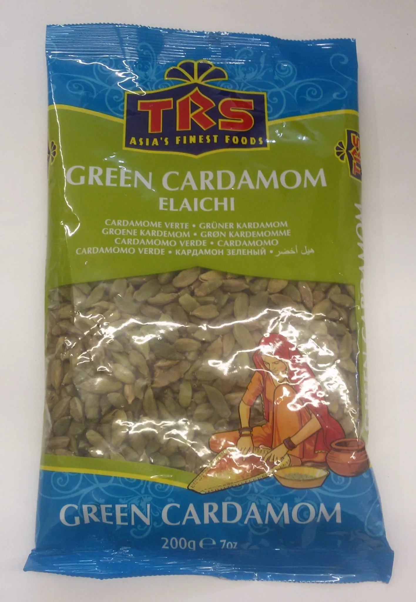 TRS Green Cardamom (Elaichi) Whole 200g