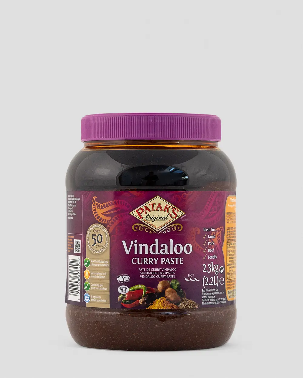 Patak's Vindaloo Curry Paste 2.3kg