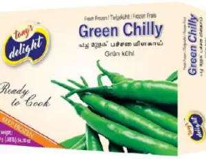 Tony Delight Green Chillies Frozen 400g