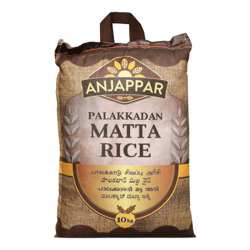 Anjappar Palakkadan Matta Rice Red Boiled Rice 10kg