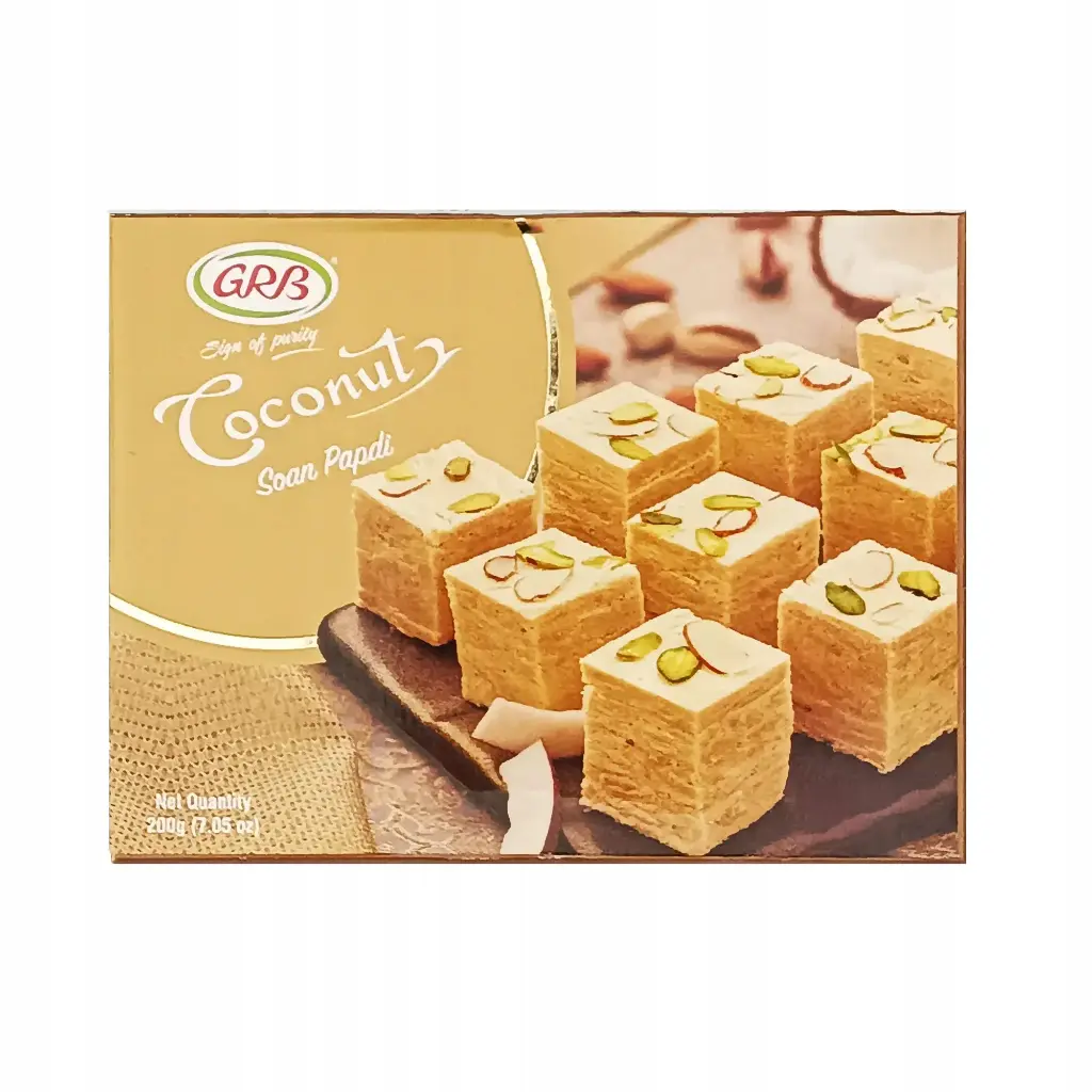 GRB Coconut Soan Papdi 200g