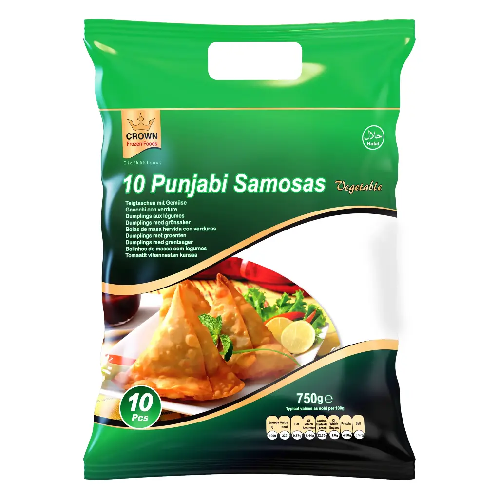 Crown Frozen Foods Punjabi Samosa Veg Frozen 750g