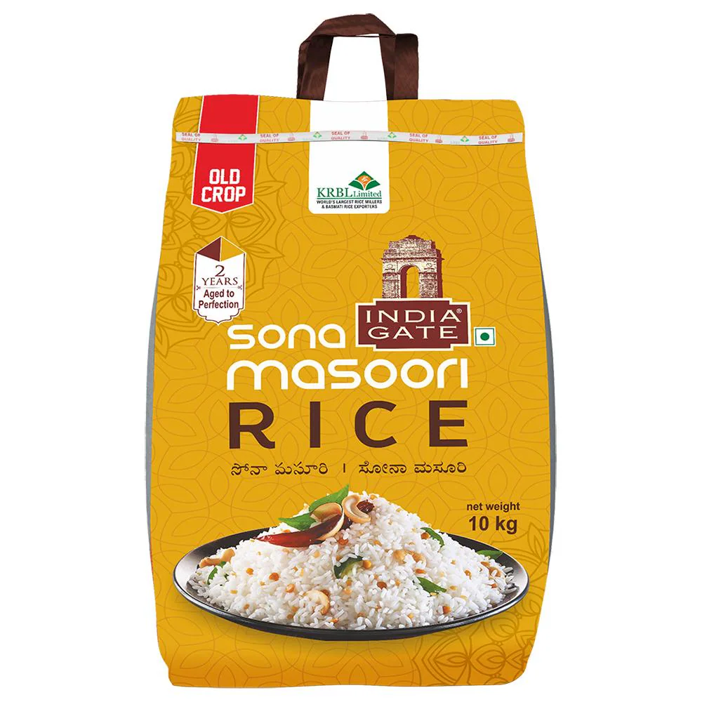 India Gate Kurnool Sona Masoori Rice 10Kg