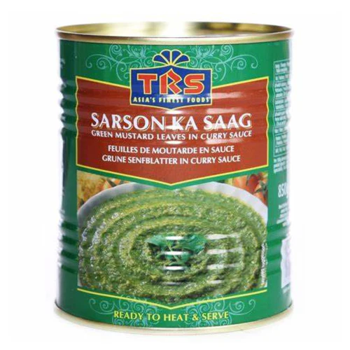 TRS Canned Sarson Ka Saag Tin 850g