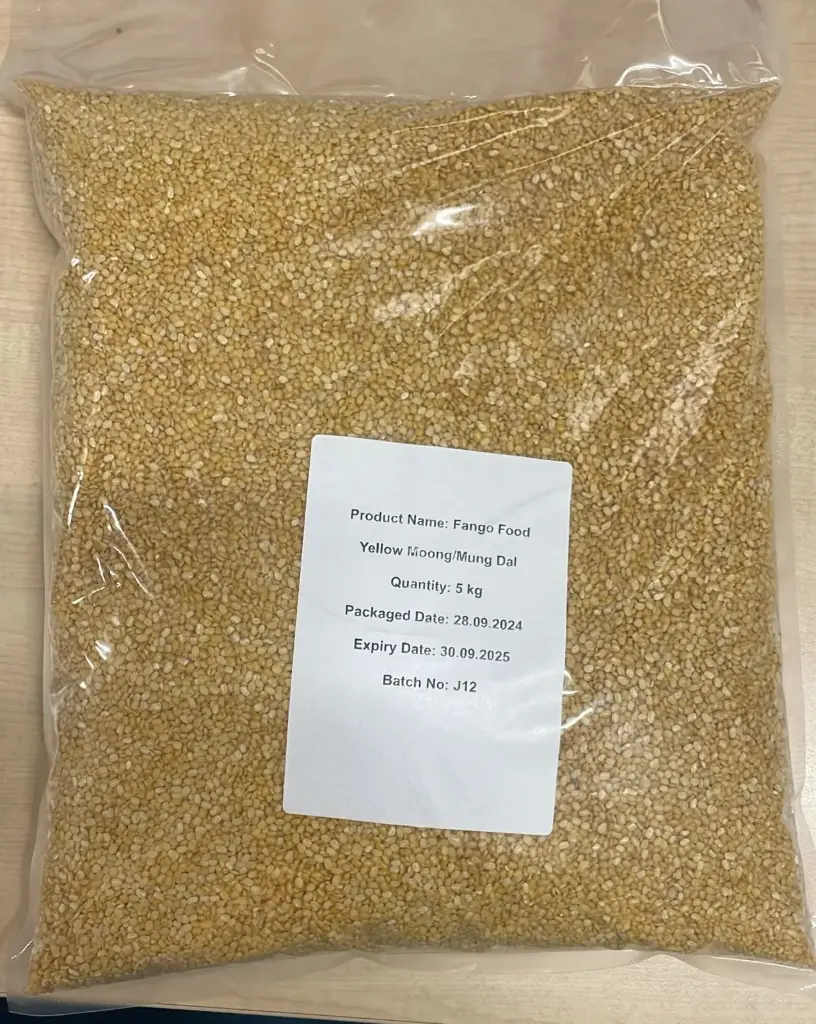 Fango Food Moong/Mung Dal 5kg