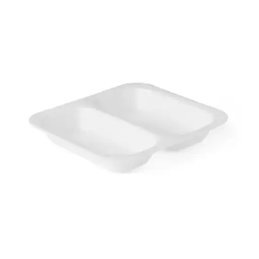 [380136]  IP602 Menu Tray 2-Geteilt Siegelschale(200pcs)