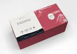 Fasana Servietten 40x40 Bordeaux - 3Lag-1/4f(1000pcs)