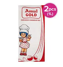 Amul Gold Milk Full Cream (Fat 6%) 1L