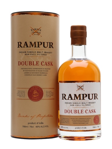 Rampur Single Malt Double Cask 45% vol.
