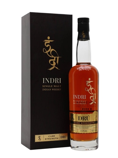 Indri Dru Single Malt 57.2% Vol. 700ml