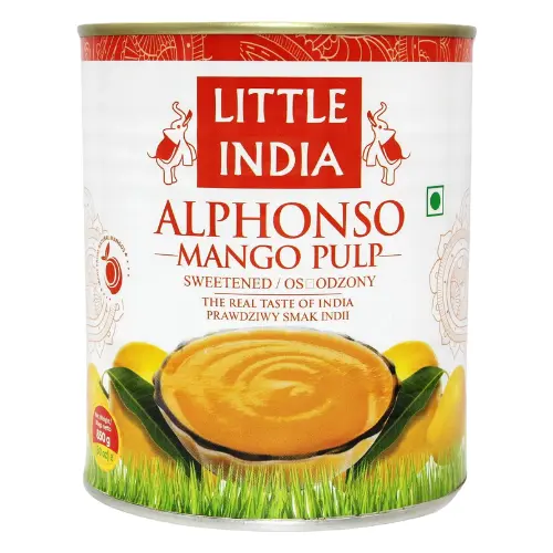 [180011] Little India Alphonso Mango Pulp 850g