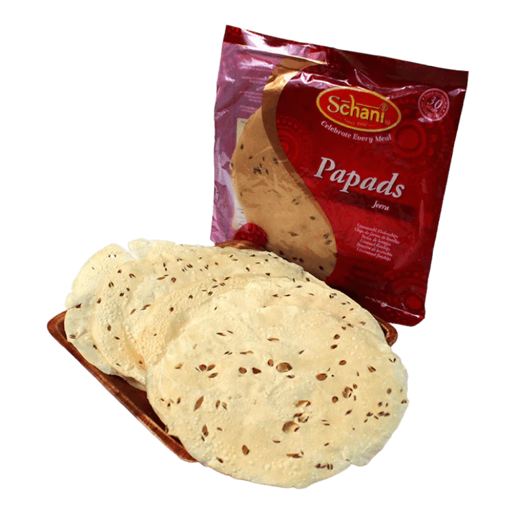[230005] Schani Jeera Papadums 7' 200g