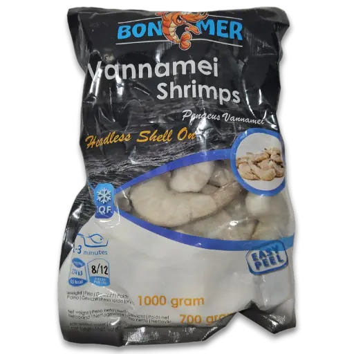 [310013] BonMer Vannamei Shrimps 8/12 - Headless Shell on 30% 1kg