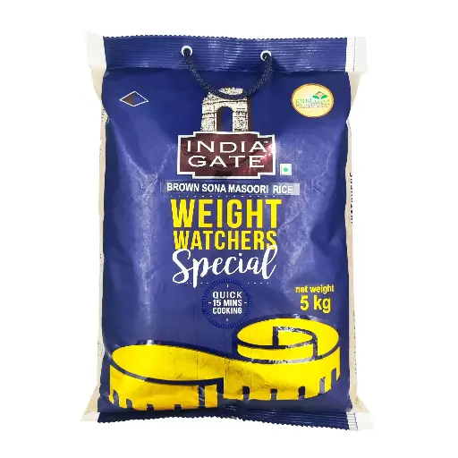 [140001] India Gate Brown Sona Masoori Rice 5kg