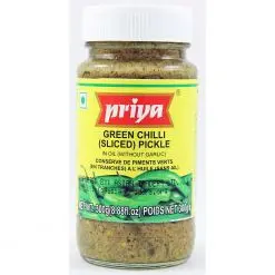 [170005] Priya Green Chilli Pickle 300g