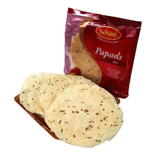 [230005] Schani Jeera Papadums 7' 200g
