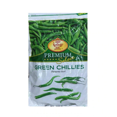 [300002] Deep Premium Green Chillies Frozen 340g