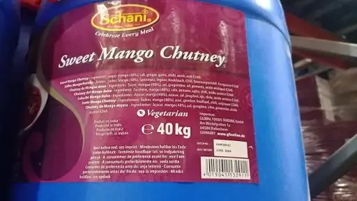 [160017] Schani Sweet Mango Chutney Drum 40Kg