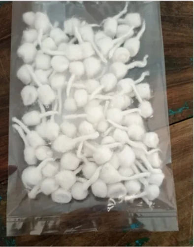 [360002] Lakshmi Round White Diya Batti 60 pc