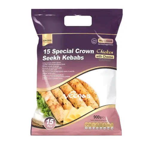 [310056] Crown Frozen Meat Seekh Kebab 1Kg