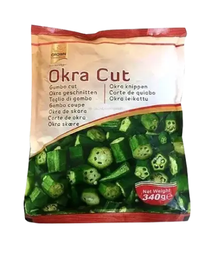 [300008] Crown Okra Cut 340g